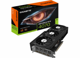 GIGABYTE VGA NVIDIA GeForce RTX 4070 WINDFORCE OC 12G, 12G GDDR6X, 3xDP, 1xHDMI