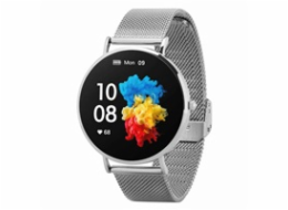 Garett Smartwatch Verona stříbrná, ocel