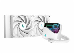 DeepCool LT520 WH R-LT520-WHAMNF-G-1 DEEPCOOL vodní chladič LT520 / 2x120 mm fan / ARGB / Intel i AMD bílý