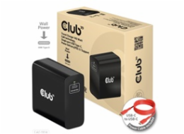 Club3D cestovní nabíječka USB-C 140W GaN Technologie, 1xUSB-C, podpora PD 3.1