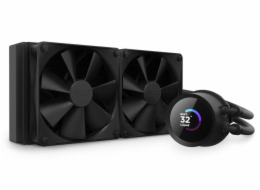 NZXT Kraken 240 RL-KN240-B1 NZXT vodní chladič Kraken 240 / 2x120mm fan / 4-pin PWM / LCD disp. / 6 let