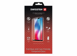 Swissten sklo Full glue, Color Frame, Case Friendly Apple iPhone 14 Pro MAX černé