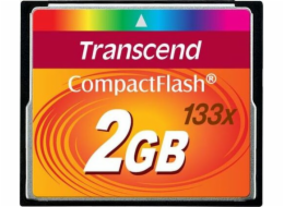 Transcend CompactFlash 2GB TS2GCF133 2GB CF Card (133X) Paměťová karta
