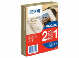 2x 40 Epson Premium Photo leskly papir 10x15 cm, 255 g