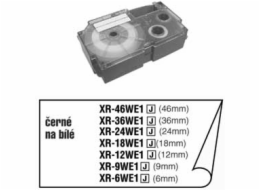 Barvící páska Casio XR 9 WE1 