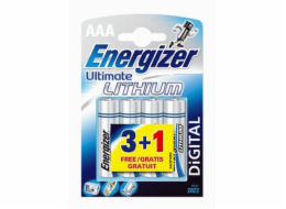 Baterie lithiová AAA R03 1,5V ENERGIZER Ultimate 4ks / blistr