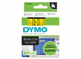 Dymo D1 paska 24 mm x 7 m cerna na zlute 53718