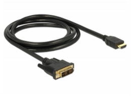 Delock Kabel DVI 18+1 samec > HDMI-A samec 1,5 m černý