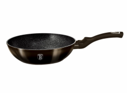 BerlingerHaus Pánev WOK s mramorovým povrchem Shiny Black Collection, 28 cm