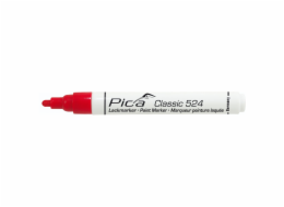 Pica Classic Industrial Paint Marker, 2-4mm bullet tip, red