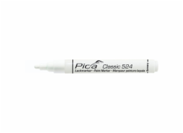 Pica Classic Industrial Paint Marker, 2-4mm bullet tip, white