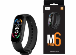 Smartband NÁRAMEK SMARTBAND M6 PRO ČERNÝ - MAGNETICKÉ NABÍJENÍ