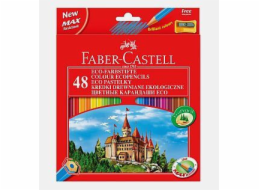 Pastelky Faber-Castell 48 barev s ořezávátkem Zipper