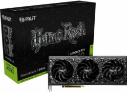 Palit VGA karta Palit GeForce RTX 4090 GameRock OmniBlack 24GB GDDR6X 384bit HDMI+3xDP PCIe4.0