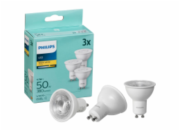 Philips LED Spotlight GU10 WW 3-Pack  50W 2700K