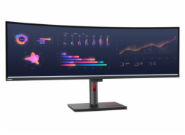 LENOVO LCD P49w-30 - 49”,IPS,matný,16:9,5120x1440,60Hz,4ms/6ms,350cd/m2,2000:1,HDMI,DP,USB-C,ThB,RJ45,USBHub,Pivot,VESA