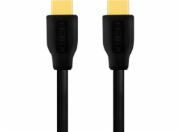 LogiLink Premium Highspeed - HDMI-Kabel mit Ethernet - HDMI männlich zu HDMI männlich - 2 m - Doppelisolierung - černá - unterstützt 4K 60 Hz (3840 x 2160)