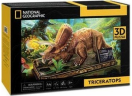 Puzzle 3D National Geographic - Triceratops