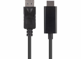 Lanberg CA-DPHD-11CC-0010-BK kabelová redukce DisplayPort HDMI Černá