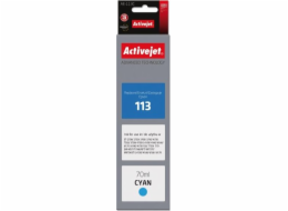 Activejet Inkoust AE-113C (náhradní inkoust Epson 113 C13T06B240; Supreme; 70 ml; modrý)