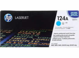 Originální azurový toner HP 124A (Q6001A)