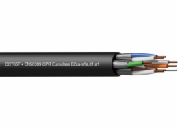 Procab Procab CCT65F-CCA/3 Síťový kabel - CAT6A - U/FTP - pevný 0,25 mm? - 23 AWG - EN50399 CPR Eur