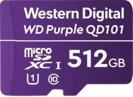 Karta WD Purple MicroSDXC 512 GB Class 10 UHS-I/U1 (WDD512G1P0C)