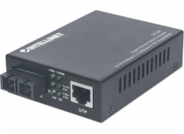 Intellinet Network Solutions Media Fiber Optic Converter Converter Gigabit Ethernet Singles (507349)