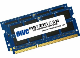 Paměť věnována OWC SO-DimM DDR3 2x4GB 1066MHz CL7 Apple kvalifikováno (OWC8566DDR3S8GP)