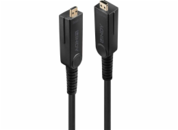 Kabel Lindy Lindy 38321 Hybridní HDMI 2.0 18G Optický optický optický kabel s vyměnitelným/odpojeným zástrčkou HDMI a DVI - 20m