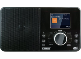 Rádio Schwaiger Rádio DAB+/FM Schwarz