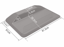 Fellowes FELLOWES ACTIVE FUSION STOJACÍ PRACOVNÍ PODLOŽKA 61 X 91