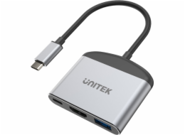 Unitek USB-C na HDMI 8K, USB-A, USB-C 100W stanice/replikátor (D1102A)