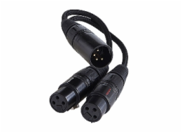 FuruTech -Adl XLR kabel - XLR X2 0,1 m černé