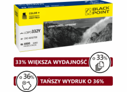 Náhradní toner Black Point LCBPOC332Y Yellow 46508709 (BLOKI332YEBW)