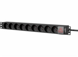 Caymon Power strip 19 9x French Type E 2,5 m s vypínačem (PSR109FS/B)