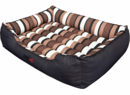 Hobbydog Comfort Bed - černá s XXXL popruhy