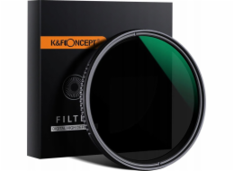 K&F filtr ND filtr 82mm NASTAVITELNÝ šedý FADER ND8-ND2000 KF () - 101386