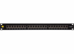 NetRack Patch panel 19 24portový Kat. 6A FTP (104-19)