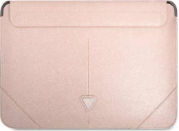 Hádej hádejte rukáv gucs16satlp 16 Pink /Pink Saffiano Triangle Logo