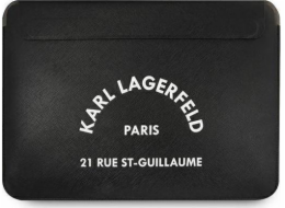 Taška Karl Lagerfeld Karl Lagerfeld Sleeve KLCS16RSGSFBK 16 Black/Black Saffiano RSG