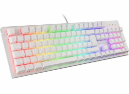 Klávesnice Genesis Klávesnice pro hráče Genesis Thor 303 White FR RGB Backlight Mechanical Brown Switch