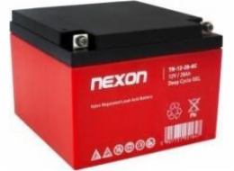 Nexon Nexon TN -Gel 12V 28Ah dlouhá životnost (12L) gelová baterie - hluboký výboj a cyklická práce