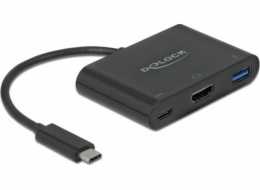 Delock USB adaptér DELOCK USB Type-C Adaptér > HDMI 4K 30Hz USB Type-A/C PD