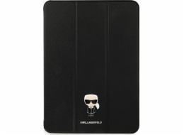 Karl Lagerfeld Metal Saffiano Pouzdro pro iPad Pro 12.9 (2021) Black Stylové pouzdro určené pro notebook/tablet. Precizní provedení a stylový vzhled jsou přednostmi výrobků Karl Lagerfeld. Značkové p