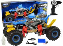 LeanToys Off-road Car Shark na dálkové ovládání 1:10 2,4G Modrá 15 km/h Vodní pára