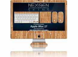 Nexgen Skins Sada vzhledů pro pouzdro iMac 27 s 3D efektem (Hardwood Classic 3D)