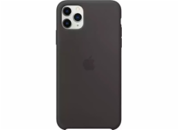 Pouzdro Apple Apple MX002ZE/A iPhone 11 Pro Max černo/černé silikonové pouzdro Kryt pro