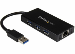 Hub USB StartEch 3 USB 3.0 + Ethernet Ports (ST3300GU3B)