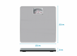 Salter 433 SVDR Mechanical Bathroom Scale Silver